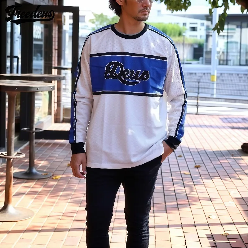 تي شيرت لركوب الدراجات النارية بطباعة ثلاثية الأبعاد للجنسين بأكمام طويلة وسريع الجفاف ومريح #1