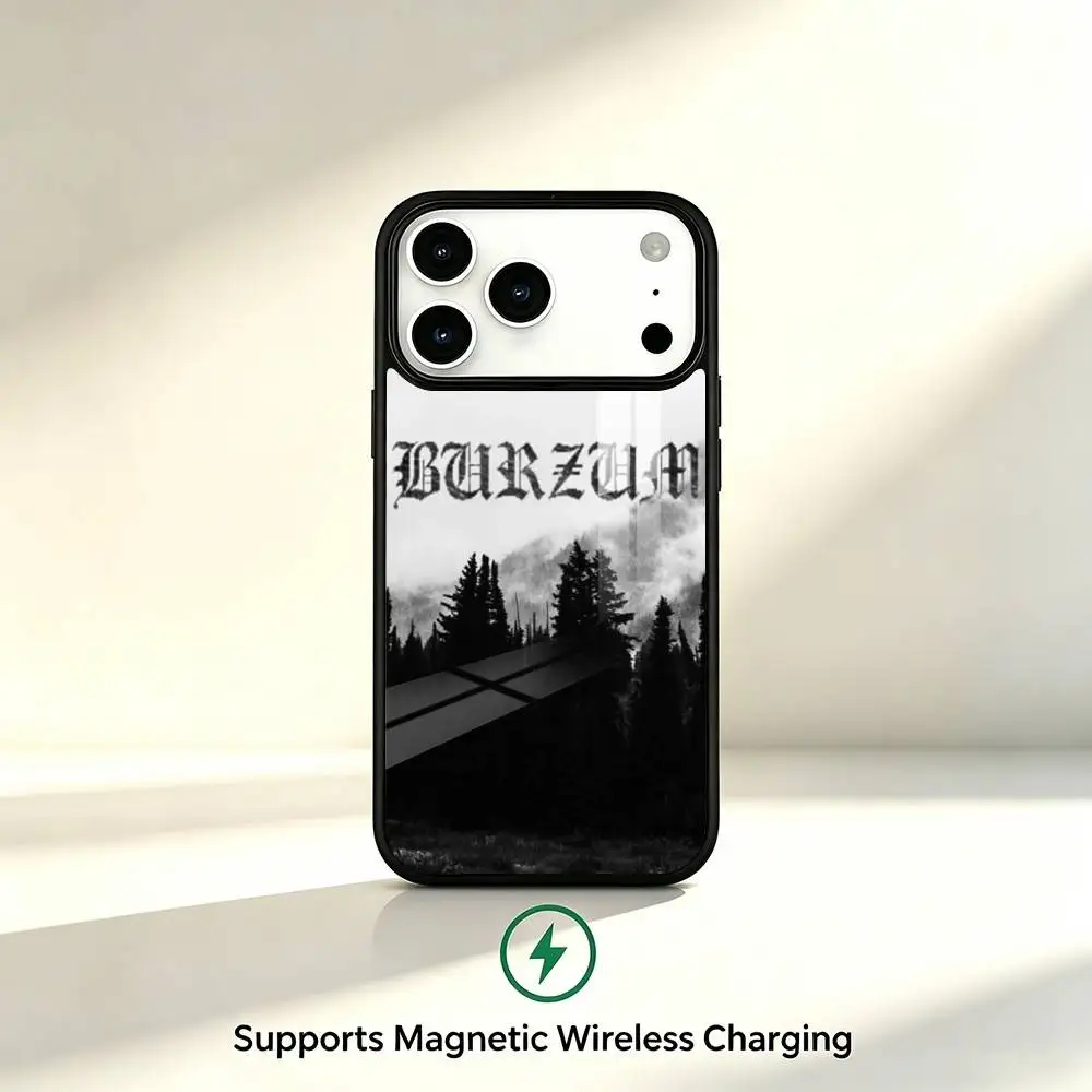 B-Burzum F-Filosofem Phone Case For iPhone17,16,15,14,13,12,11 Plus,Pro Allows magnetic wireless charging