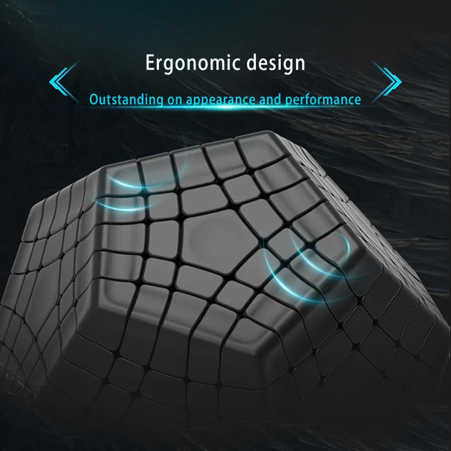 [Picube] DianSheng Gigaminx 5x5 Megaminx 5M Cubo Magico Gigaminx Magnetico Senza Adesivo 5x5x5 Dodecaedro Professione Velocità Puzzle