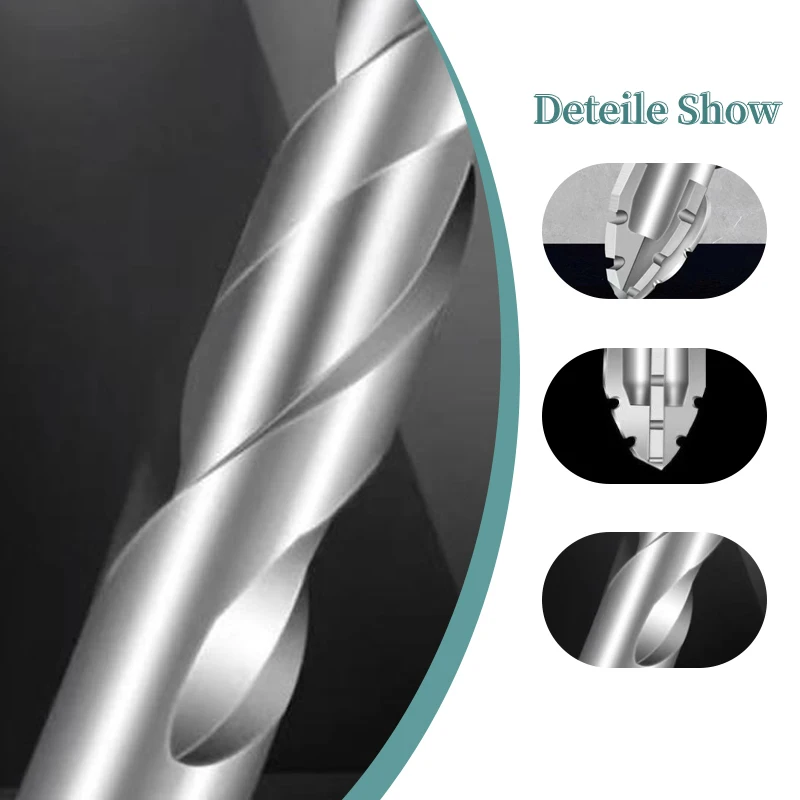 

5/7 шт. набор зубчатых сверл, высокопрочные специальные зубчатые спиральные биты 3-12 мм для бетона/плитки/стекла, набор инструментов для сверления