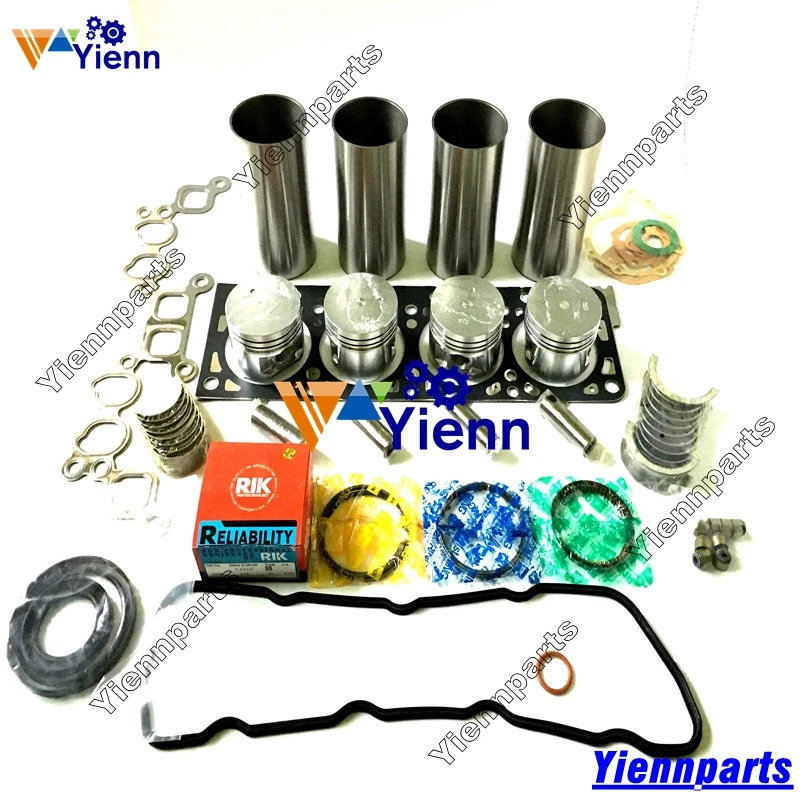 Kit de reconstrucción de revisión K21, rodamiento de junta de anillo de pistón para piezas de reparación de motor Nissan K21