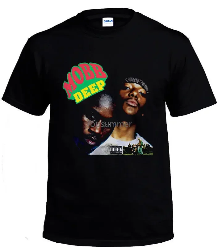 Mobb Deep 90S Hip Hop Rap Vintage 2018 Men Black T-Shirt Size S-3Xl Short Sleeve Plus Size T-Shirt Discout Hot New Tshirt