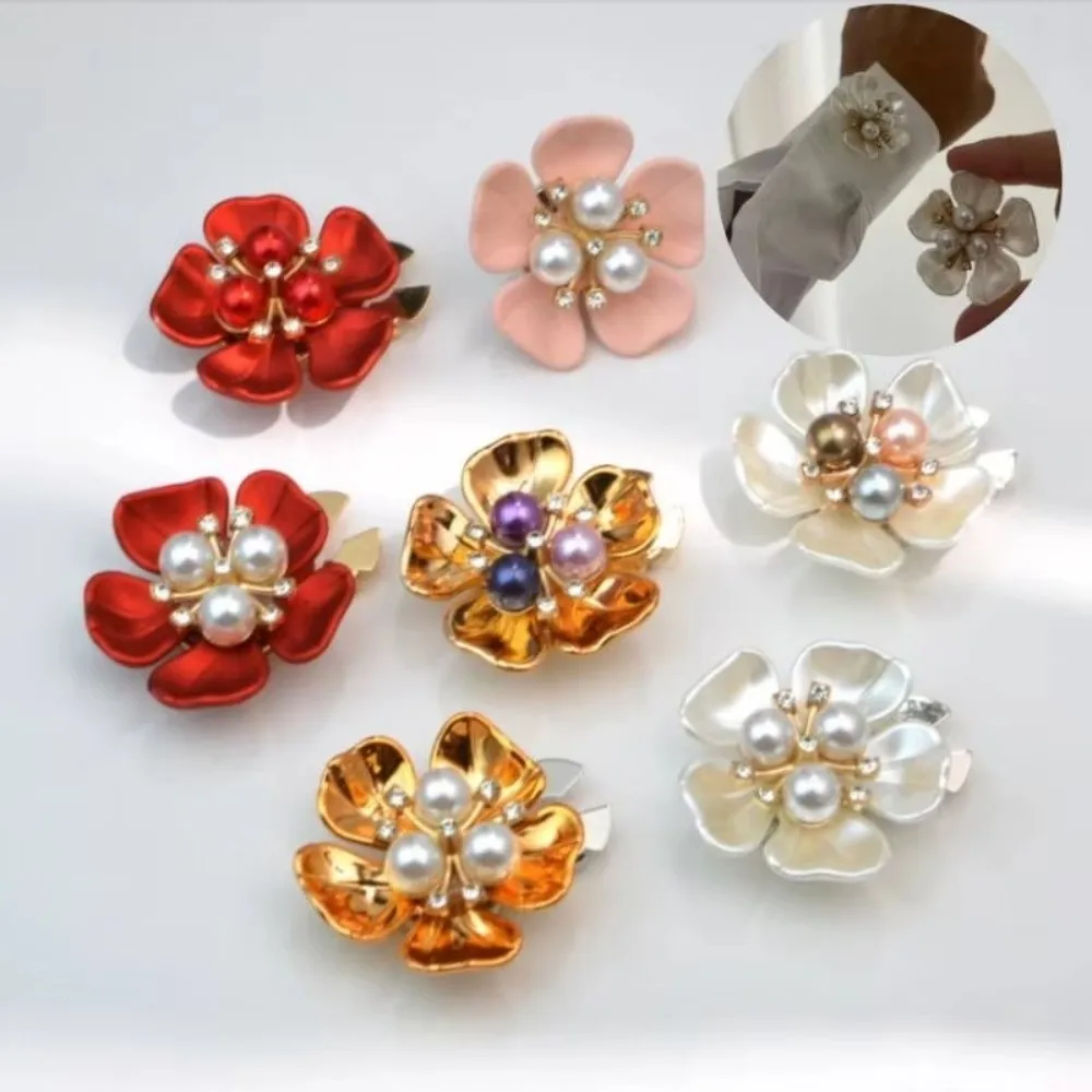 1 unidad Nuevo Botón Multifuncional con Diseño Floral, Cubrebotones, Clip para Botones, Accesorios de Ropa, Cierre, Flor, Mancuernera, Tapa de Botón DIY