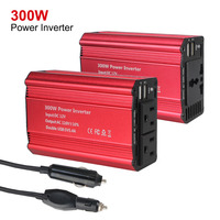 Power Inverter Portable Car Inverter 300W DC 12v To 110V/220V Vehicle-mounted Household Converter