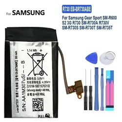 Battery EB-BR730ABE For Samsung Gear Sport SM-R600 S2 3G R730 SM-R730A R730V SM-R730S SM-R730T SM-R735T Watch Bateira 300Mah