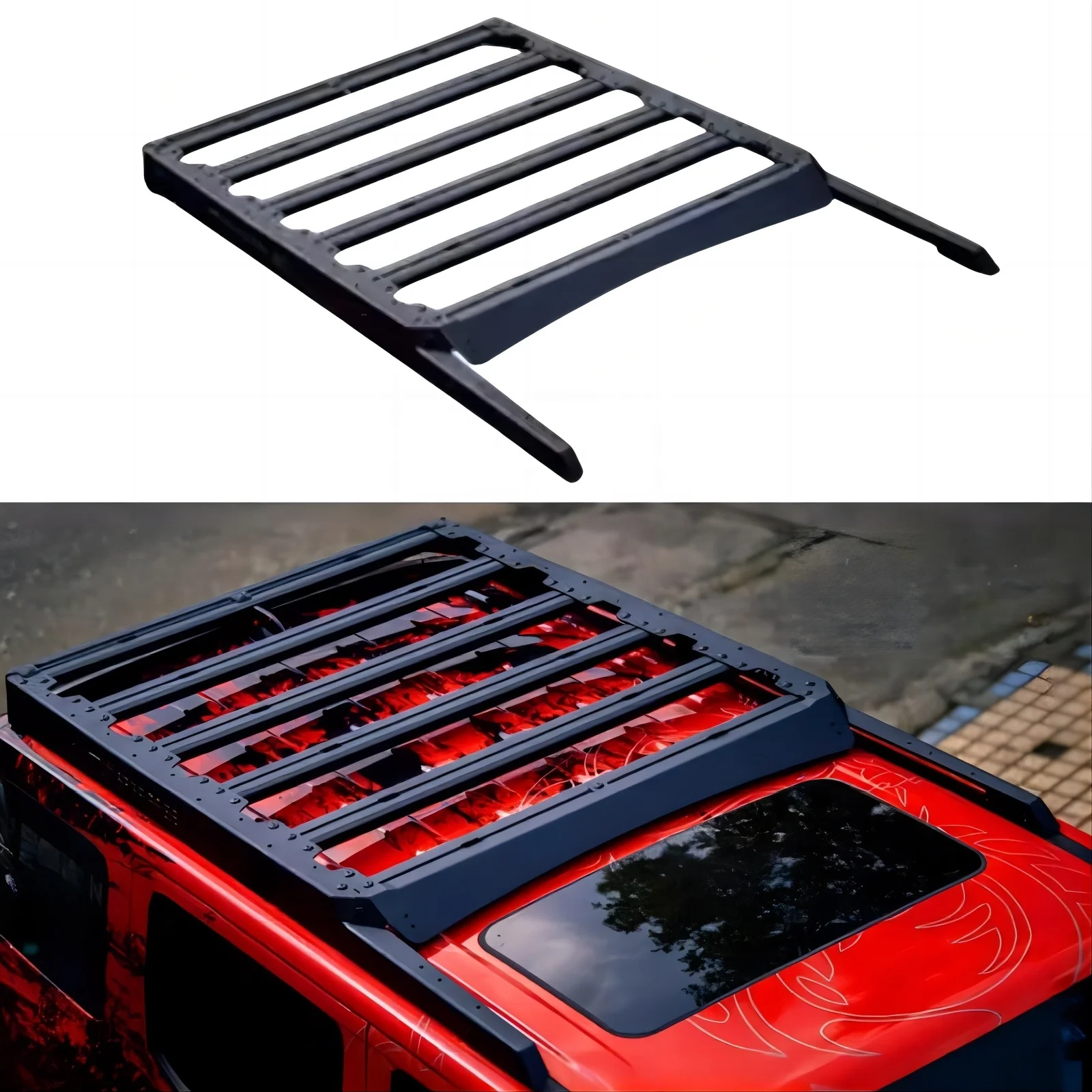 Fit for Tank 300 Roof Frame Luggage Frame Modification Expand Platform Original Factory Luggage Frame Car Exterior Accessories