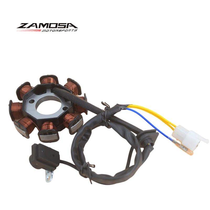 

WH100 SCR 100 DC 8 pole Motorcycle stator Coil for Honda WH100 SCR 100 SCV 100 Lead 100 SCV 100 100cc Engine Spare Parts