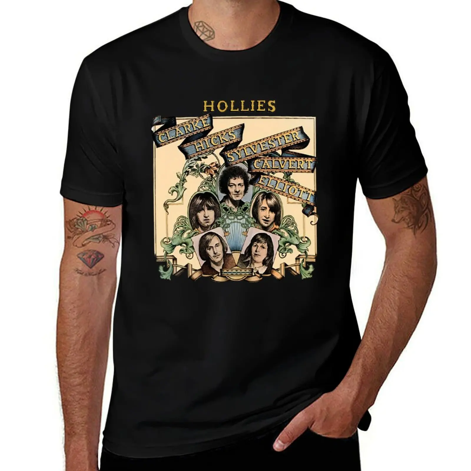 

Retro Style Music Band T-Shirt fashion shirts quick-drying animal prinfor boys graphics oversized t shirt men