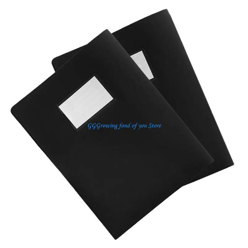 H9EB مجلد بحجم الحروف مكون من قطعتين للفصول المدرسية والمكتبية، مجلد ملفات جيب يحمل ما يصل إلى 100 ورقة #5