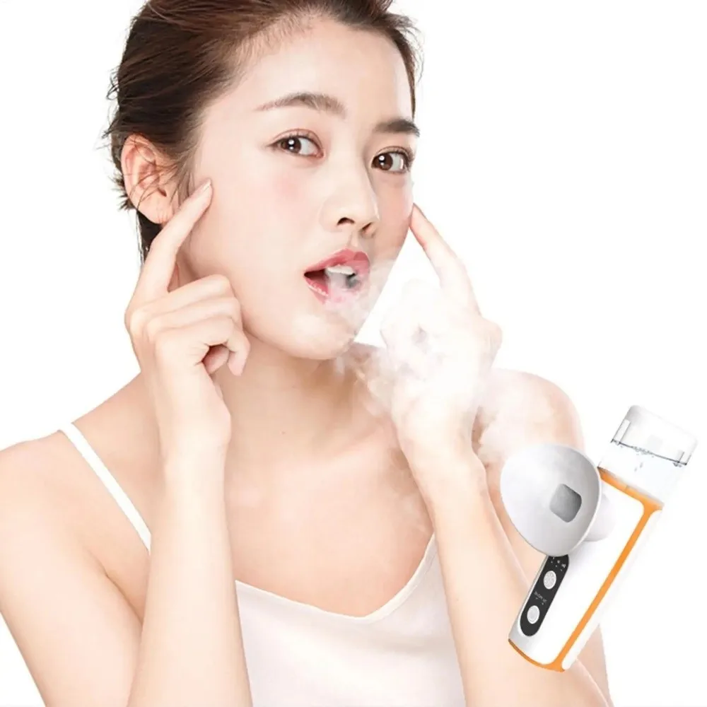 Rechargeable Portable Mist Sprayer 3 Temperature Hot and Cold Dry Eye Humidifier Electric Mist Warm Compress Eye Steamer Device