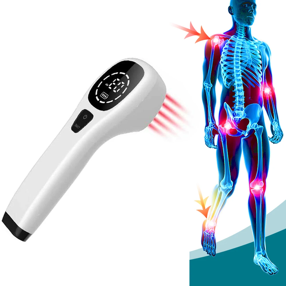 Handheld Pain Relief Laser Therapy Device Low Level Cold Laser Intensity Pain Relief for Neuropathy Tendonitis Neck,Back