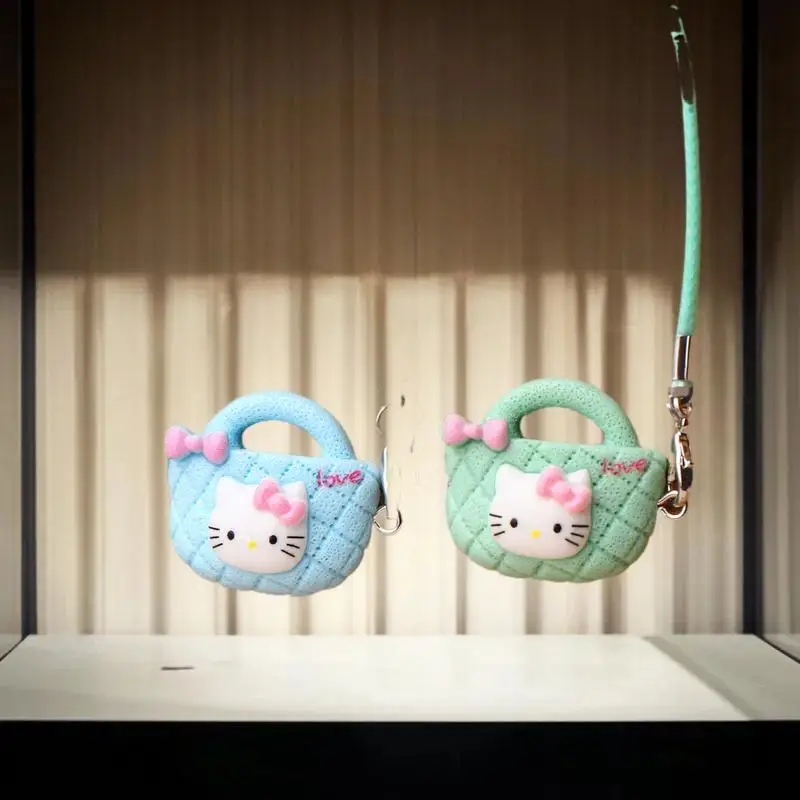 ミニチュア KT 猫 ショルダーバッグ 人形装飾 & ごっこ遊びアクセサリー ドールハウス用 5個セット