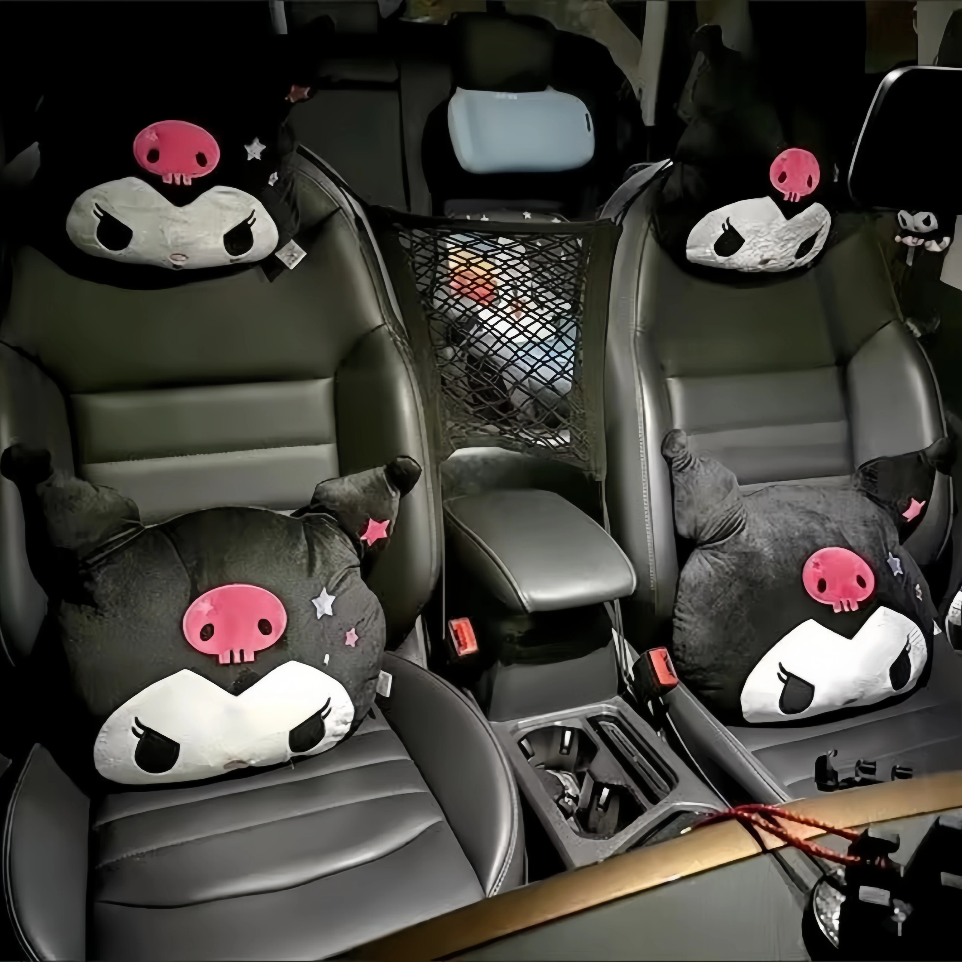 

Sanrio Kuromi My Melody Back Cushion Car Seat Lovely Headrest Seat Belt Cover Lumbar Support Cushion Hello Kitty Throw Pillow