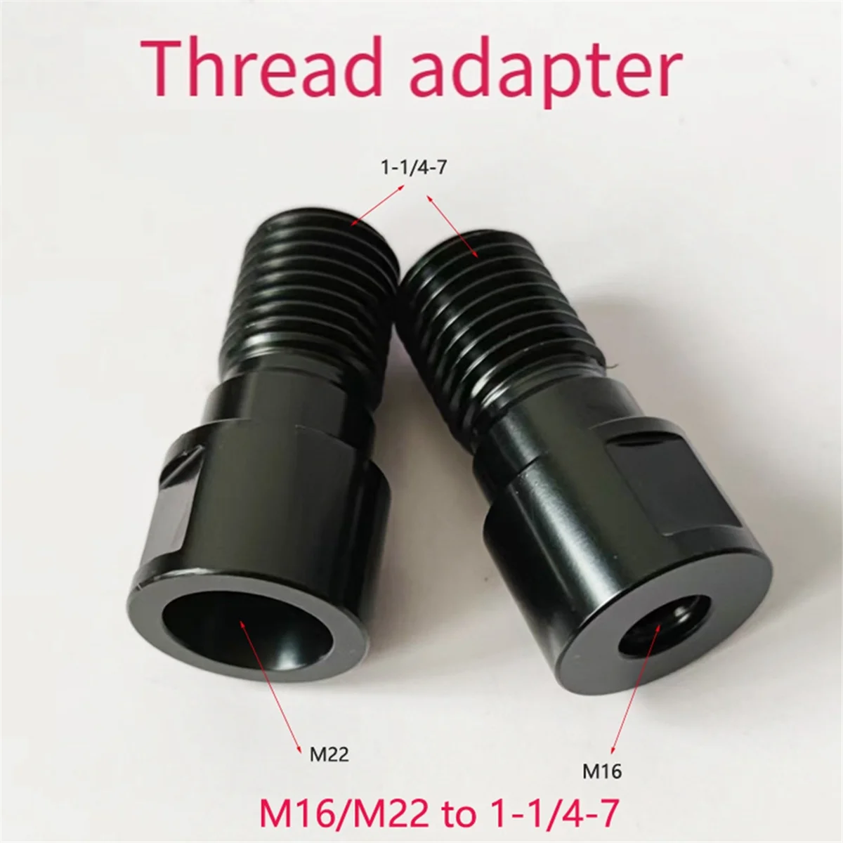 Разъем адаптера 1-1/4-7 дюймов UNC к M22 Алмазные колончатые сверла Быстроразъемное соединение