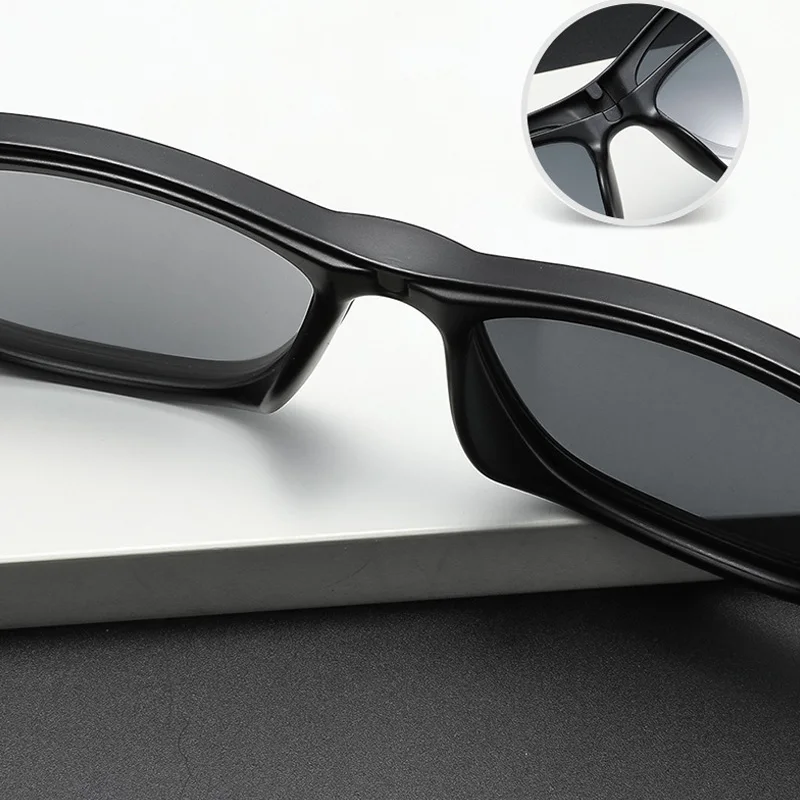 Magnetic Sunglasses Clip And Optical Glasses Frame 6 in 1 Women Men Polarized or Night Vision Multipurpose Eyeglasses  Set 2201