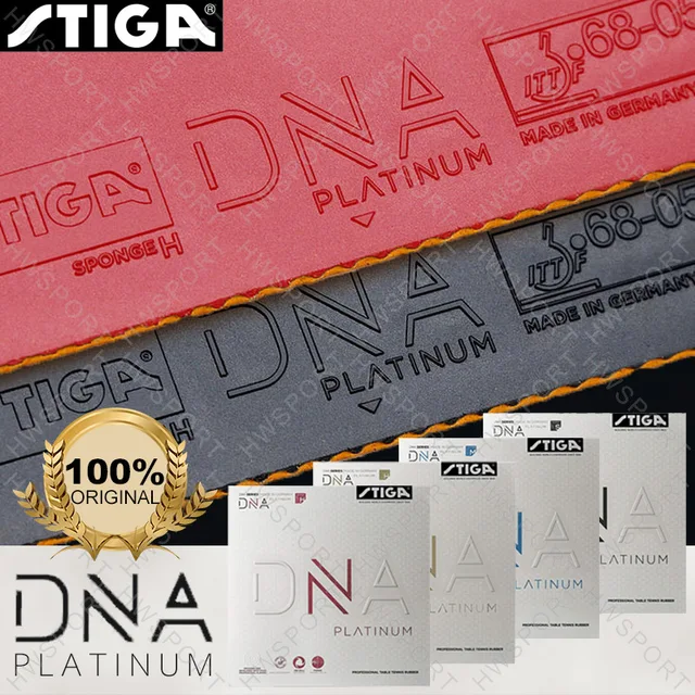 Seria STIGA DNA PLATINUM do tenisa stołowego Profesjonalny, nieklejący się arkusz gumy do ping-ponga wyprodukowany w Niemczech