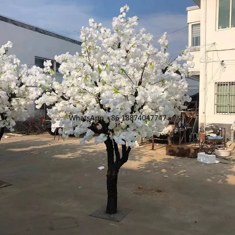 Ornement d'arbre de Noël Élsans fleur, plante artificielle durable, palmier et fleurs