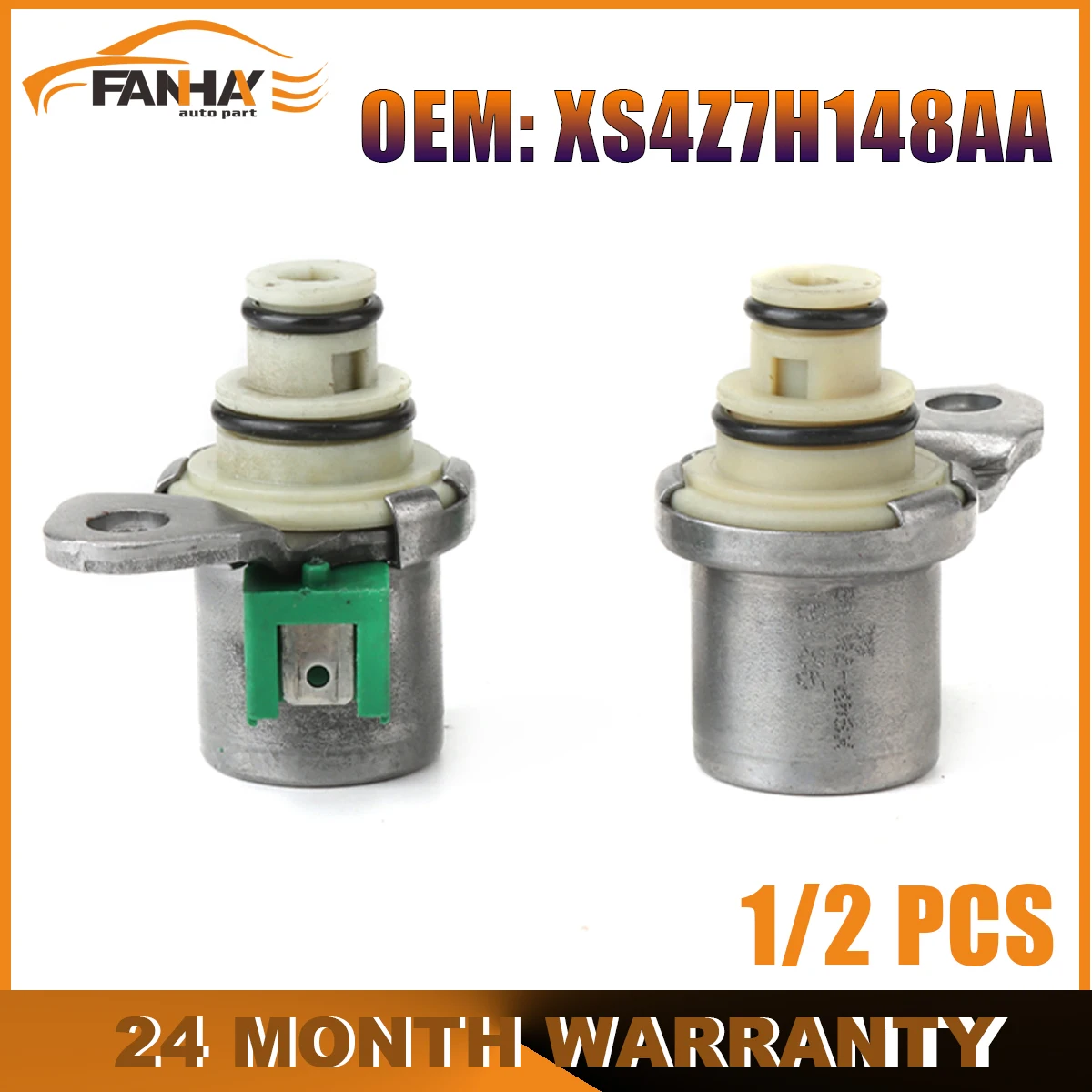 

1/2PCS XS4Z7H148AA FN4A-EL 4F27E Transmission Control Valve Solenoid For Ford Focus Fiesta For MAZDA 2 3 5 6 XS4Z-7H148-AA