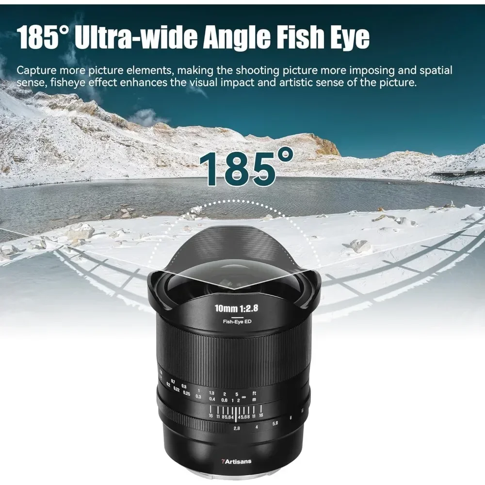 7artisans 10mm f2.8 II 魚眼レンズ フルフレーム Lマウント ソニーE