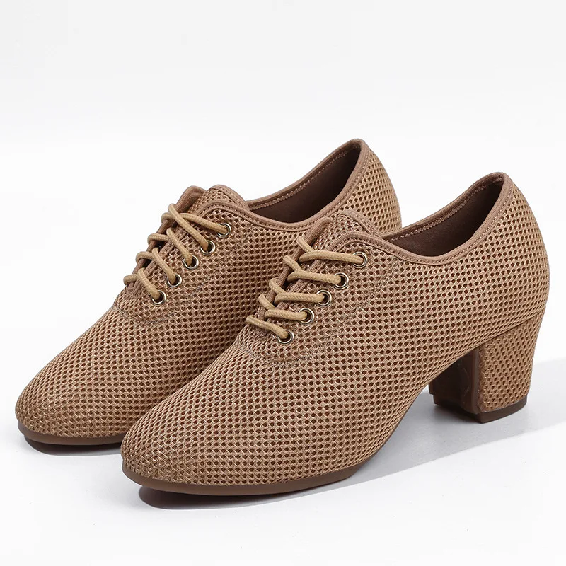 Scarpe da corpo per donna adulta traspirante Full Network Danza latina Ballo da sala Danza moderna Scarpe da ballo quadrate