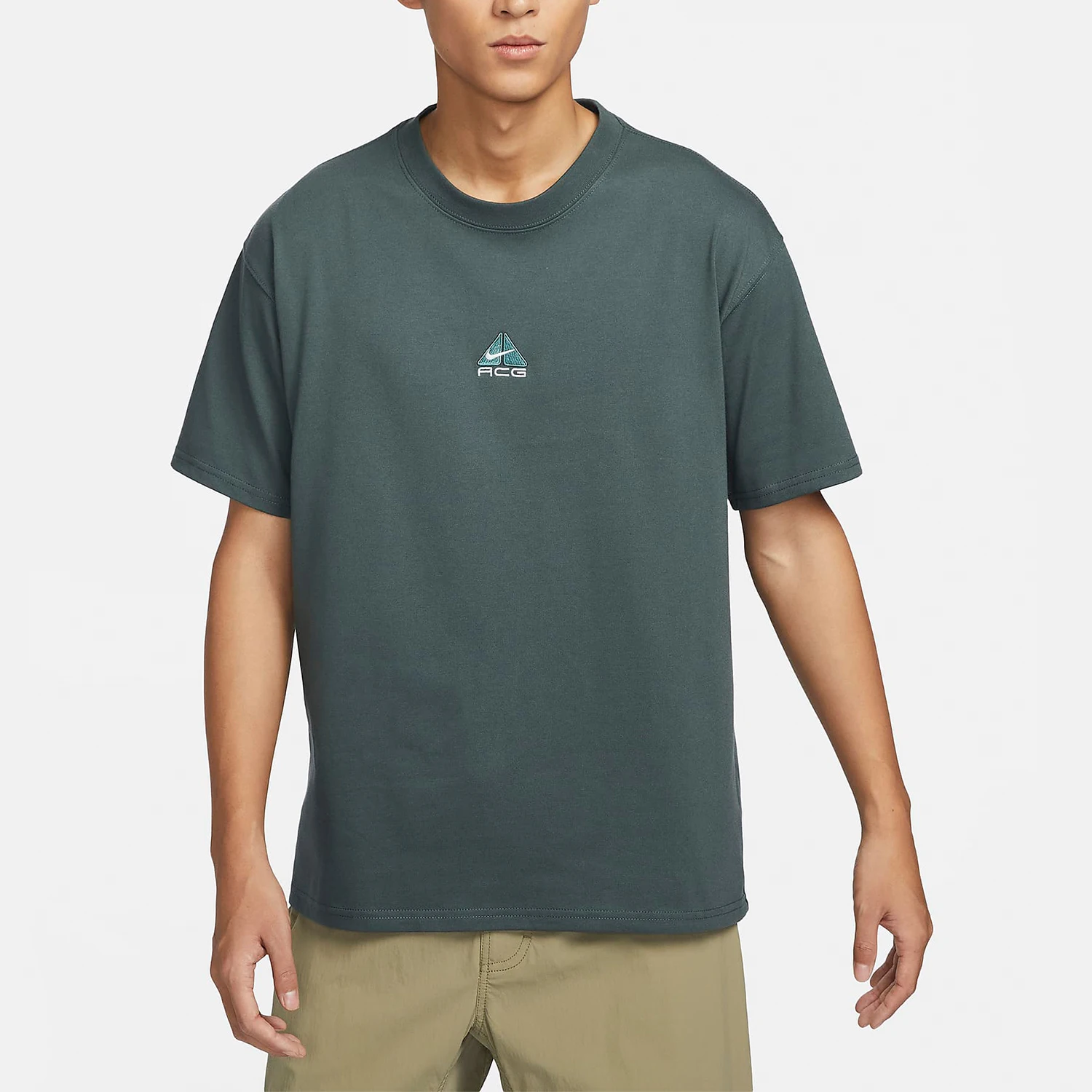 

Nike genuine seasonal new men's knitted breathable round neck short sleeved T-shirt DQ1816-338