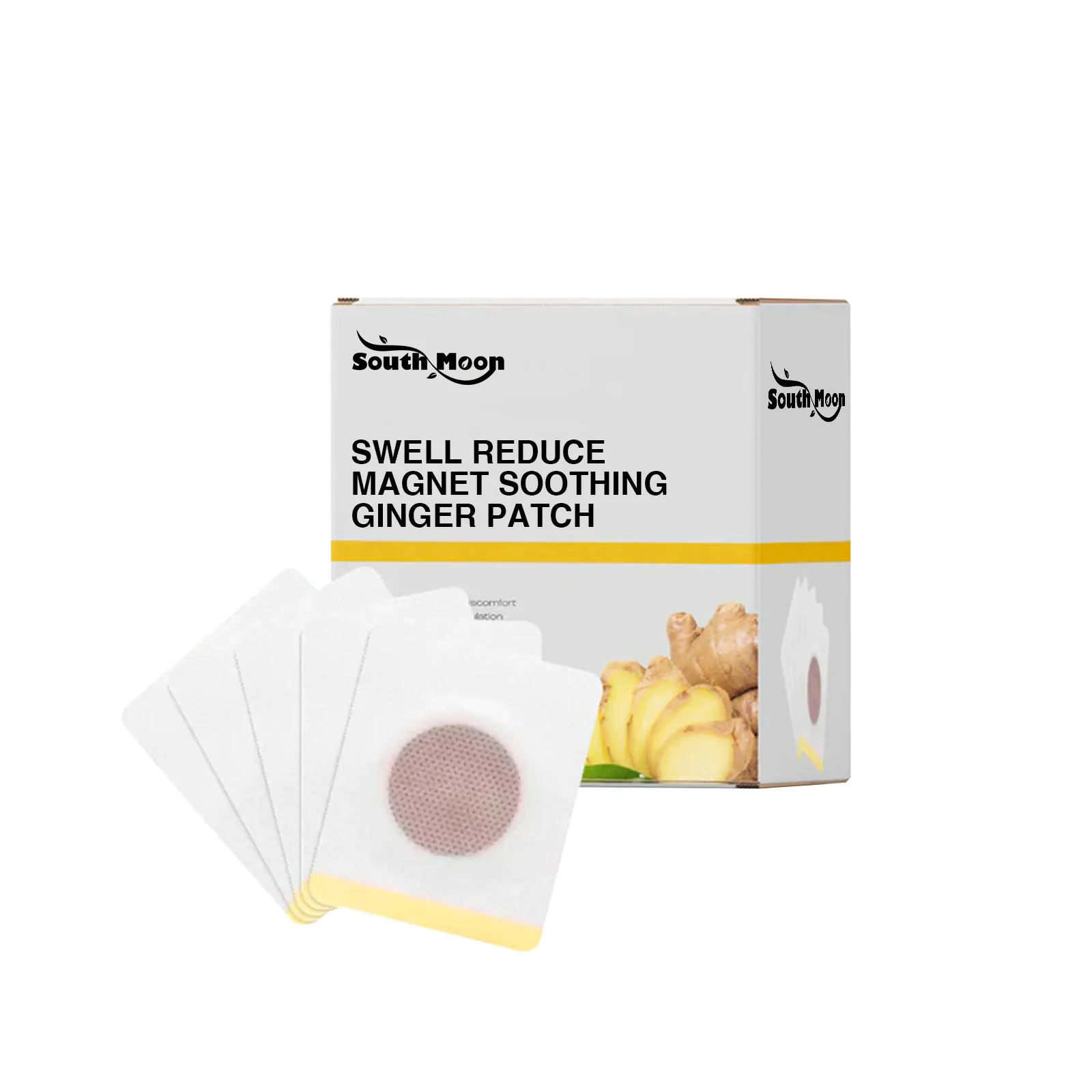 Ginger S-limming  Patch Remove Dampness Toxins Anti C-ellulite Improve Sleep Relieve Stress Detox Loss W-eight Care Sticker