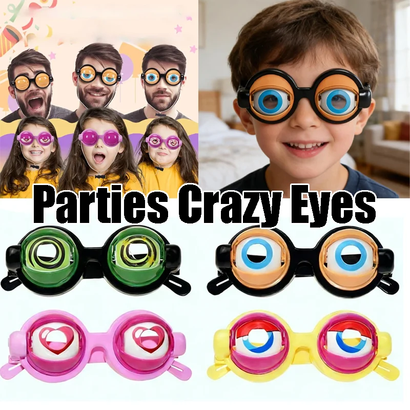 Ensemble de lunettes amusantes à paillettes, lunettes de farces fantaisistes avec des Styles mignons pour les événements divertissants, Options cadeaux spéciales