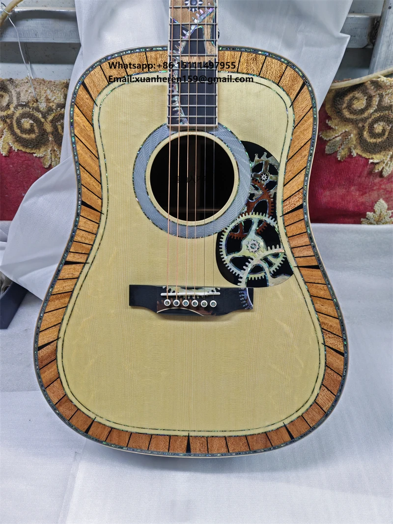 

D200 Full Solid Wood Handcraft Acoustic Guitar