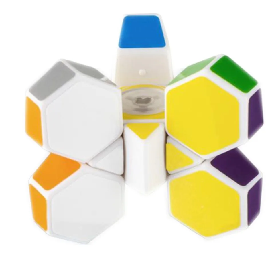 DianSheng دوران الإصبع ستة محاور طبقة واحدة المكعب السحري أبيض/أسود مكعب السرعة المهنية كوبو ماجيكو لعبة للأطفال هدية