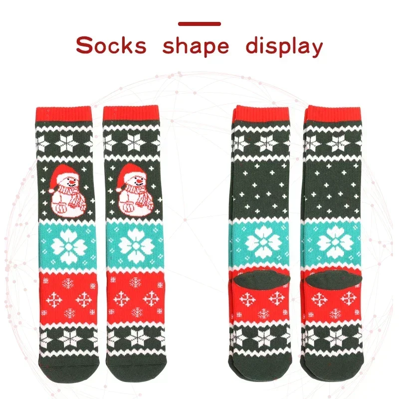 X-TIGER Ski Socks Kids Keep Warm Thermal Socks Winter Sports Skiing Long Thicken Cotton Socks Christmas Gift for Children Socks
