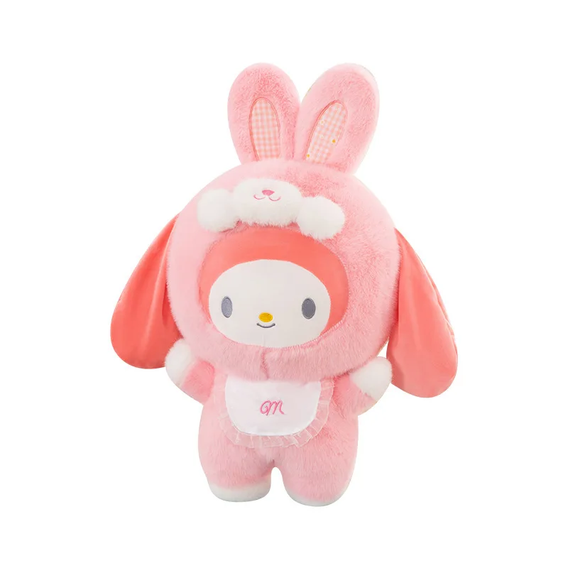 Kawaii Kuromi knuffel My Melody gevulde pop transformeerbaar kussen schattig knuffelspeelgoed voor kinderen meisjes verjaardagscadeau