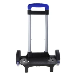 Backpack Trolley  Foldable Cart 6 Wheels Rolling-Luggage Carts Aluminium Alloy Luggage Hand Cart for School Bags