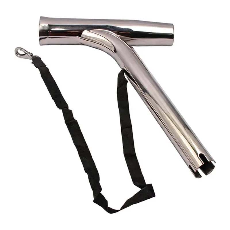 Boat Fishing Rod Holder 316 Stainless Steel Rod Socket Yacht Marine Hardware Clamp On Rail Mount Adjustable