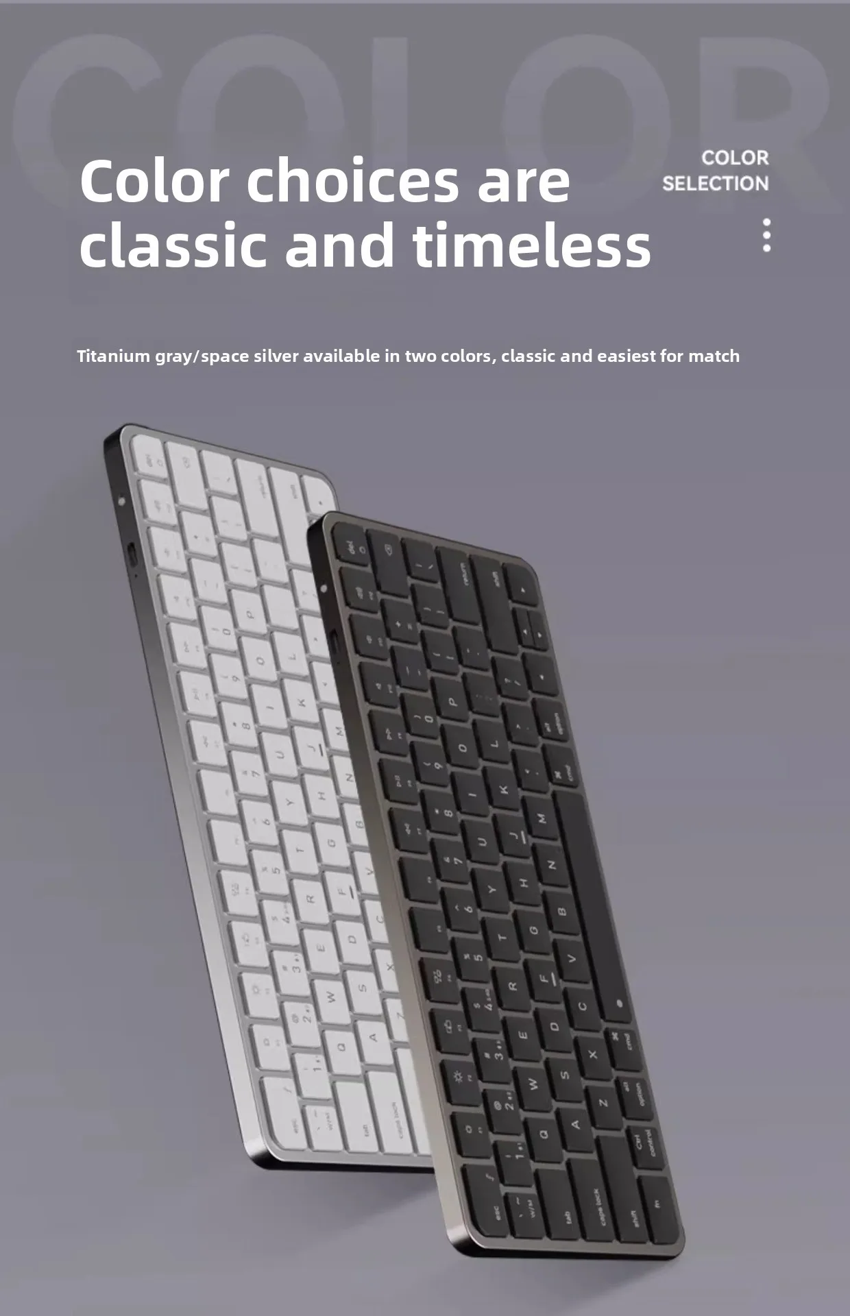 Wireless Slim Magic Control Bluetooth Keyboard and Mouse Combo is suitable for Xiaomi tablet, mobile phone, computer, iPad - Image 3