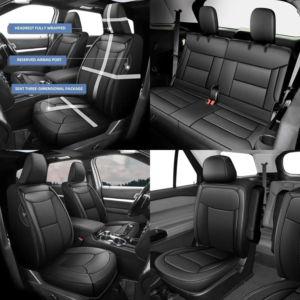 

Чехол на сиденье для Ford Explorer 2020 2021 2022 2023 2024 2025 (XLT, Limited, Thimberline, ST-LINE), 6 мест - полный комплект по индивидуальному заказу, полный S