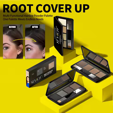 SEVICH NEW Hairline &amp; Root Concealer Color Sample Kit 8g Hair Loss Concealment Waterproof Hairline Shadow Powder Hair Concealer
