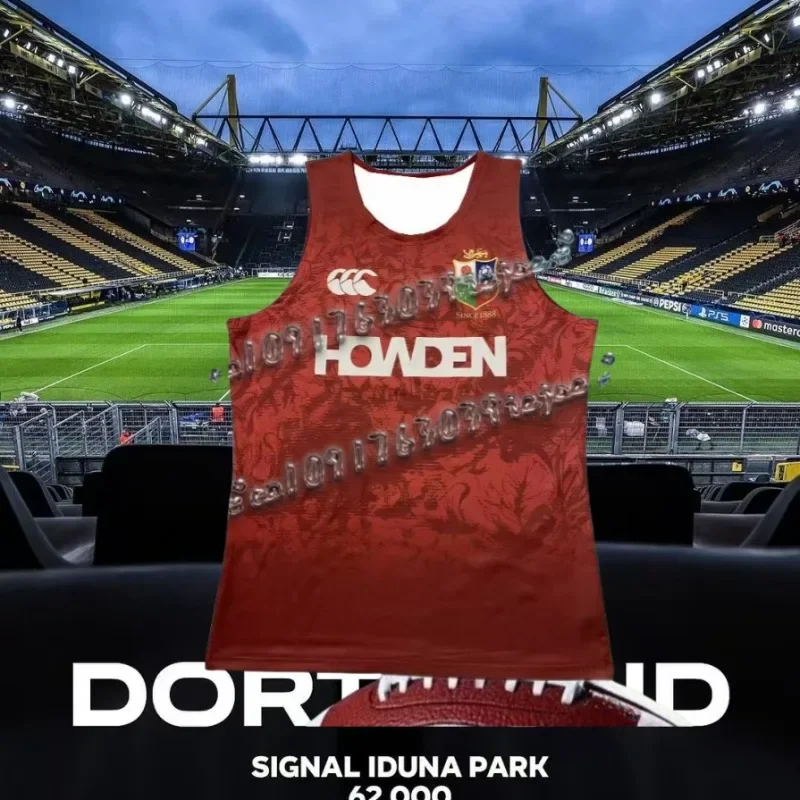 

MOTOCCC Британский/Ирландский жилет для регби Lions25 с 3D принтом для взрослых и детей, уличная быстросохнущая впитывающая пот спортивная тренировочная одежда