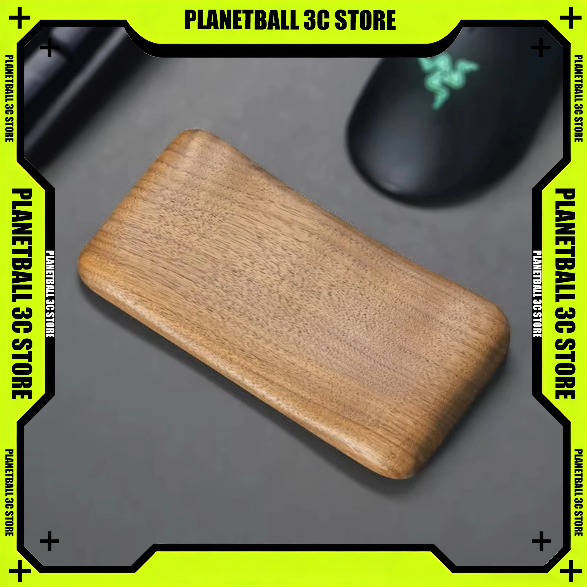 Walnut Beech Wood Mouse Wrist Pad Customized Palm Pad Ergonomic Wrist Rest Esports Hand Support Palm Support Bowl Wood Pad