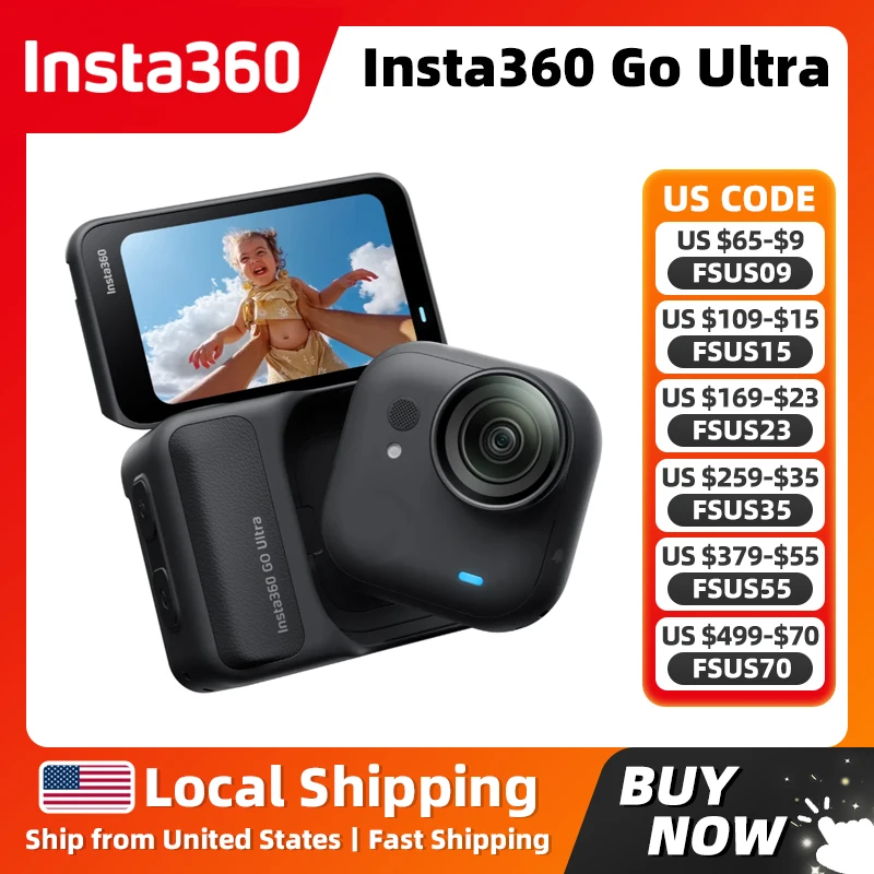 Insta360 GO Ultra Pocket Camera 1/1.28