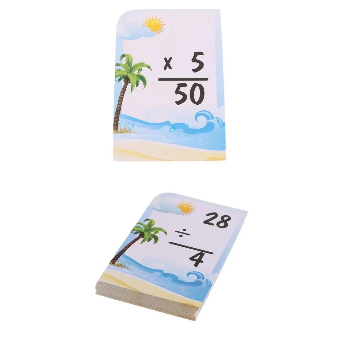 Multiplication Division Math Flash Cards Educational Materials Multicolor Paper for Kids Math Toys Learning