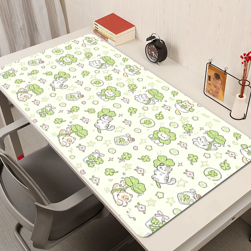 kawaii Mouse Pads Smooth Office Desk Mats Large Gaming keyboard pad Minimalist Cute Pet Print