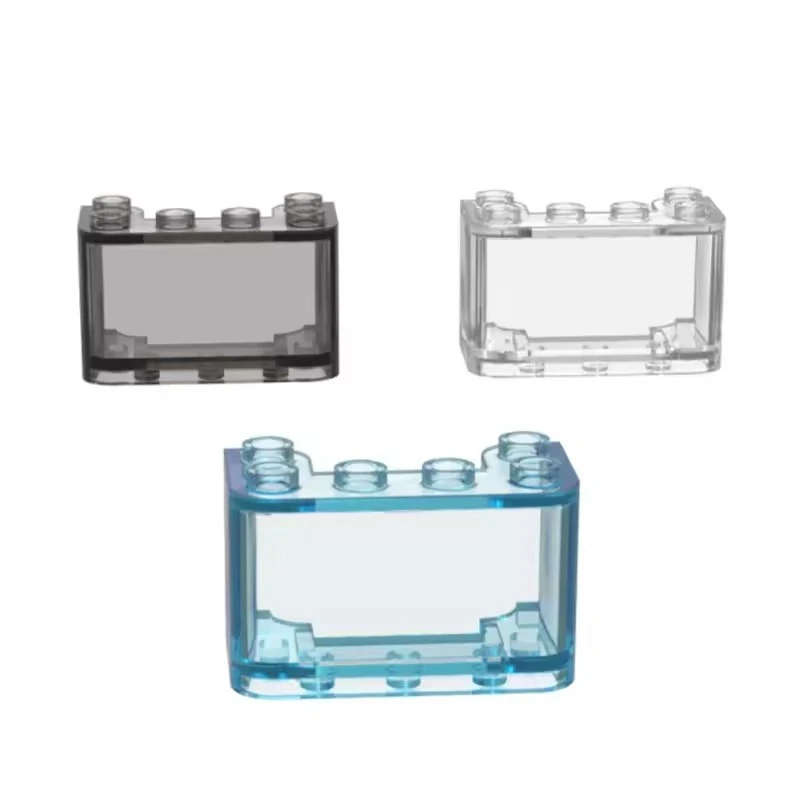 مكعبات بناء Gobricks GDS-1156 الزجاج الأمامي عمودي 2 × 4 × 2 متوافقة مع ليغو 4594 للأطفال التعليمية التقنية