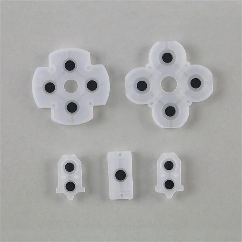 1 Set Silicone Conductive Rubber Pads For PS4 Game Controller For Dualshock 4 Buttons Repair Replacement Part Games Accessories