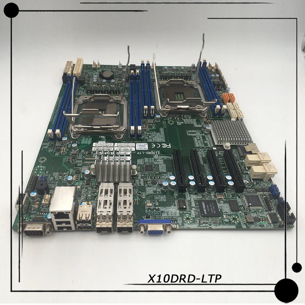 X10DRD-LTP For Supermicro Dual Xeon E5v3 LGA2011 DDR4 Dual Gigabit Optical Port Server Motherboard