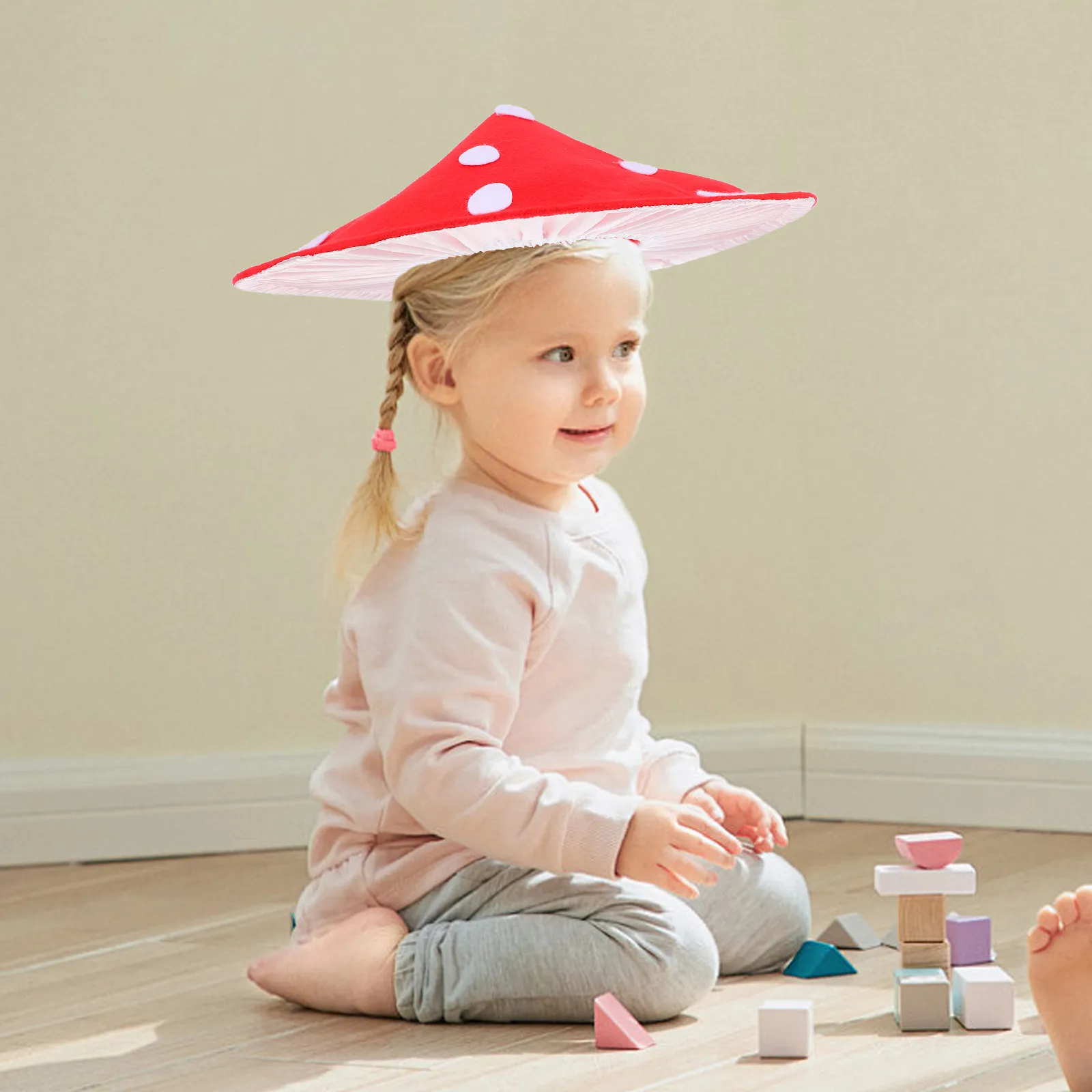 Sombrero de Hongo para Bebé, Disfraz de Halloween, Decoración para Fiesta de Hongos, Accesorios de Disfraces para Niños, Disfraces Divertidos, Sombreros de Fiesta