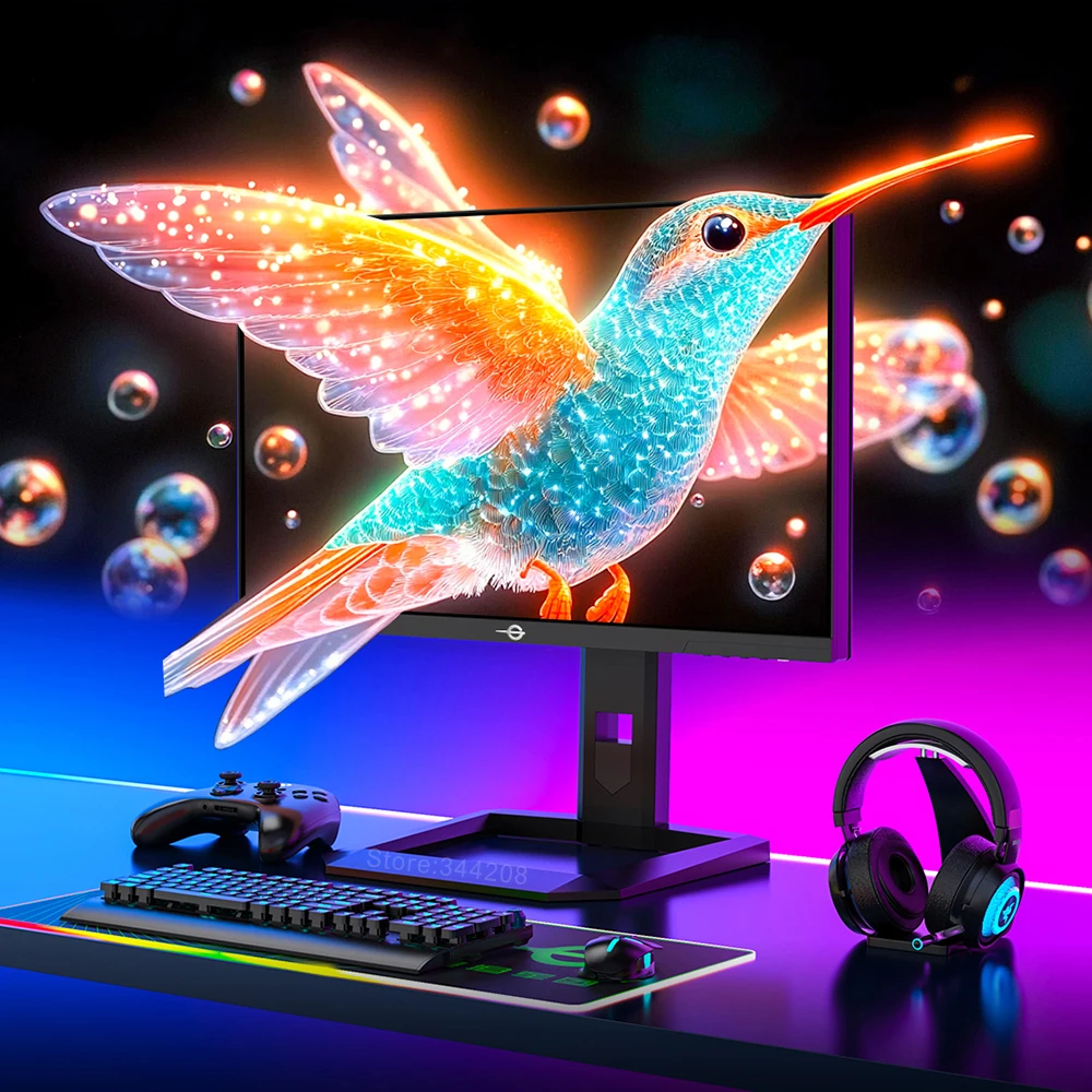 TITAN ARMY P245MS + شاشة MiniLED مقاس 24.5 بوصة معدل تحديث 320 هرتز 1 مللي ثانية وقت الاستجابة HDR1000 99% DCI-P3 رؤية الفتحة السوداء