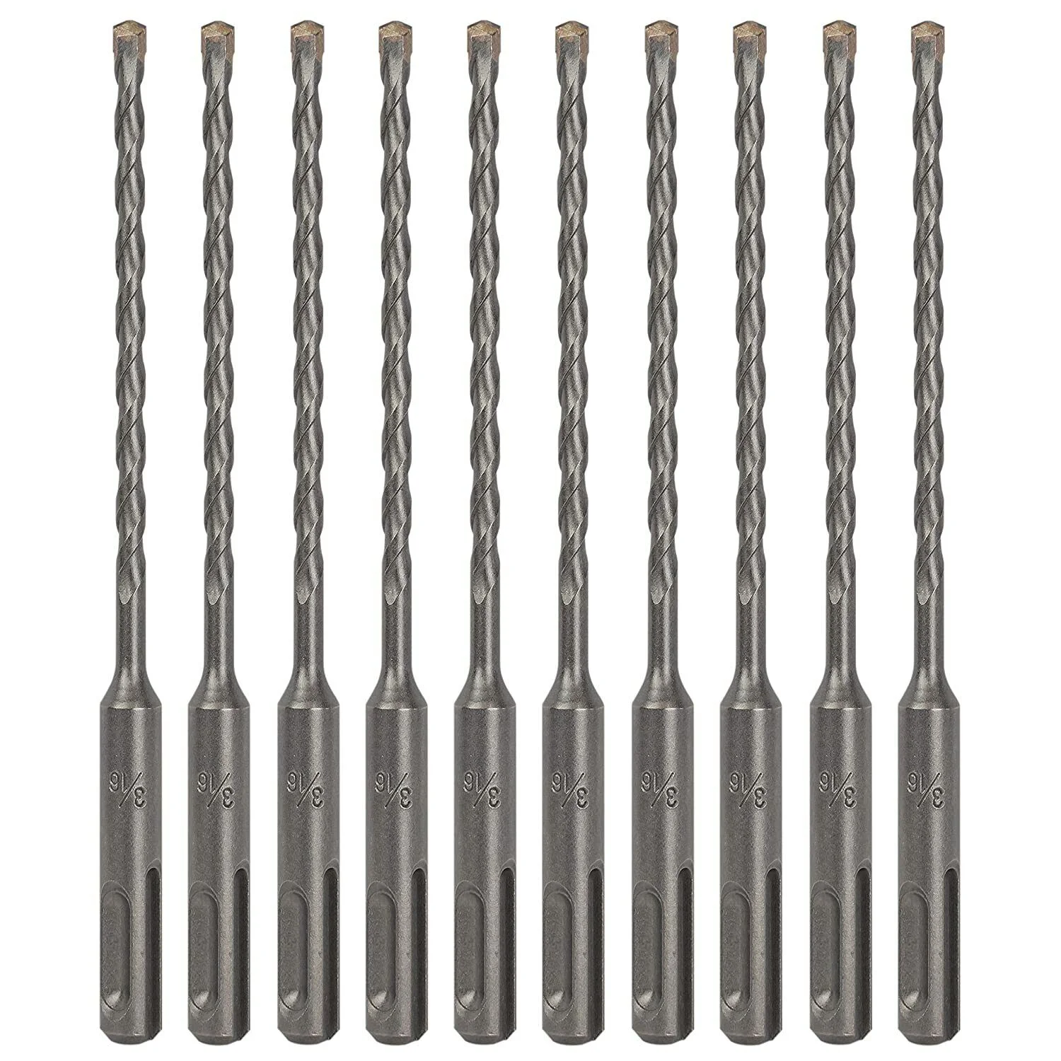 

10PCS-Set 30sets-corton 3/16'' x 6'' Drill Bit Set SDS Plus Carbide Tip Rotary Hammer for Concrete Masonry