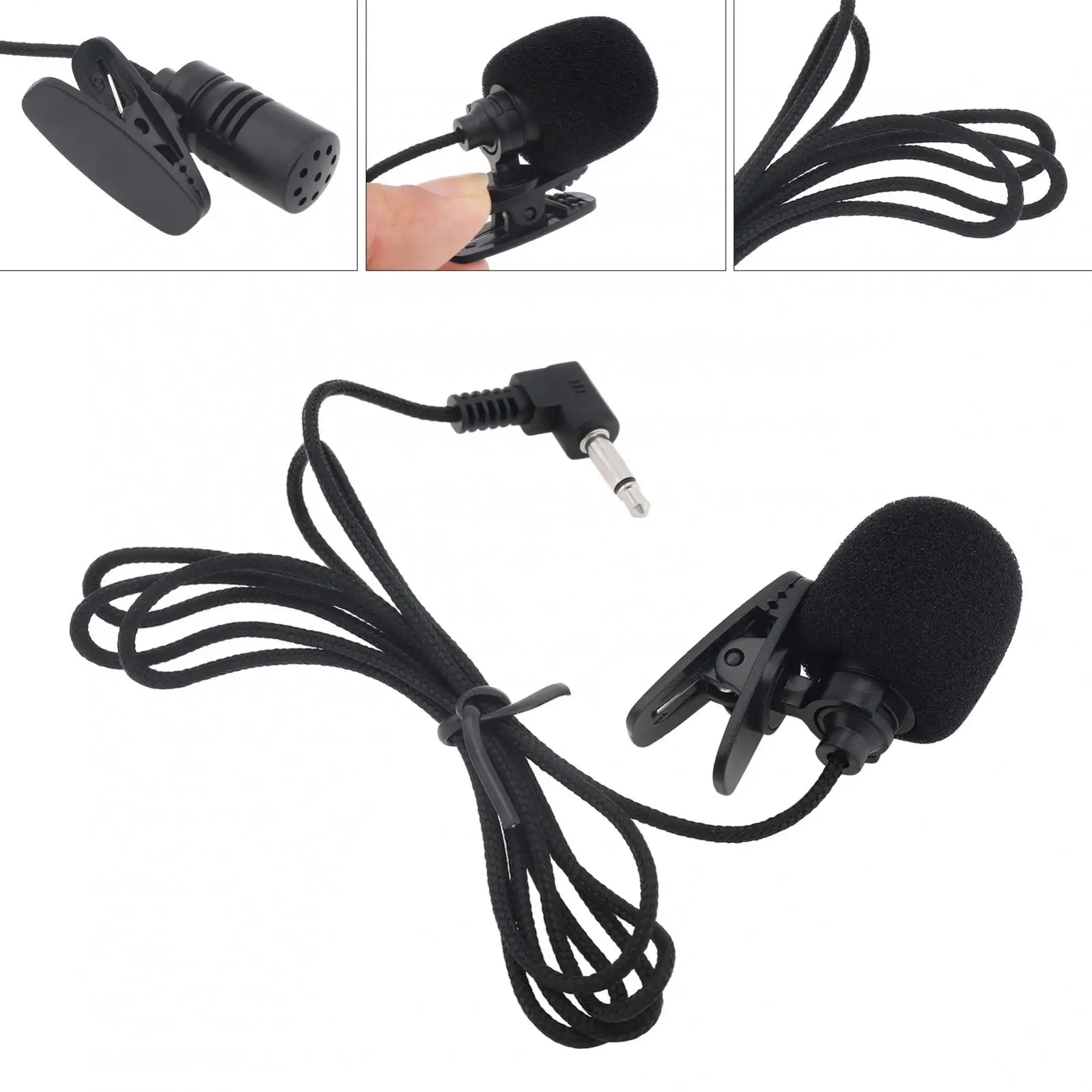 

3.5mm Mini Wired Lapel Collar Clip Microphone for Lecture Teaching Conference