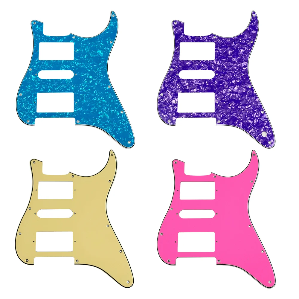 

Качественная накладка для электрогитары, 11-луночная пластина для царапин HSH PAF, катушка хамбакера для США, Мексики, Fd, детали гитары, монохромный