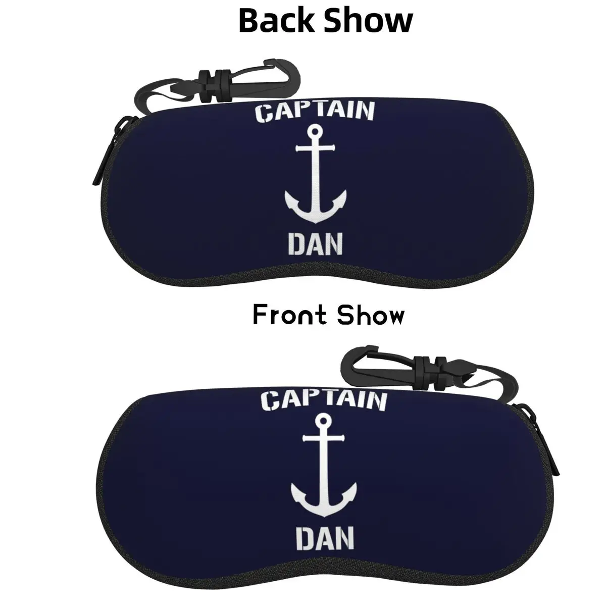 

Nautical Captain Anchor Shell Glasses Case Protector Sunglasses Box Women Men Soft Eyeglass Bag Pouch